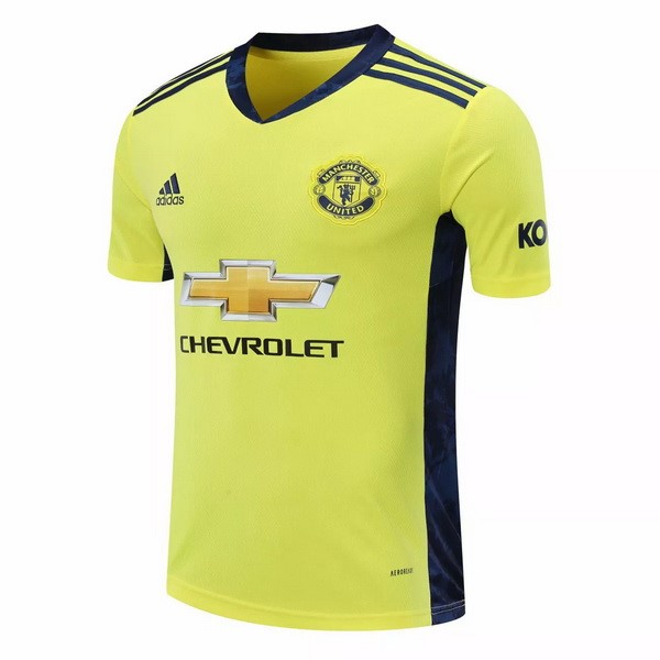 Camiseta Manchester United 2ª Kit Portero 2020 2021 Amarillo